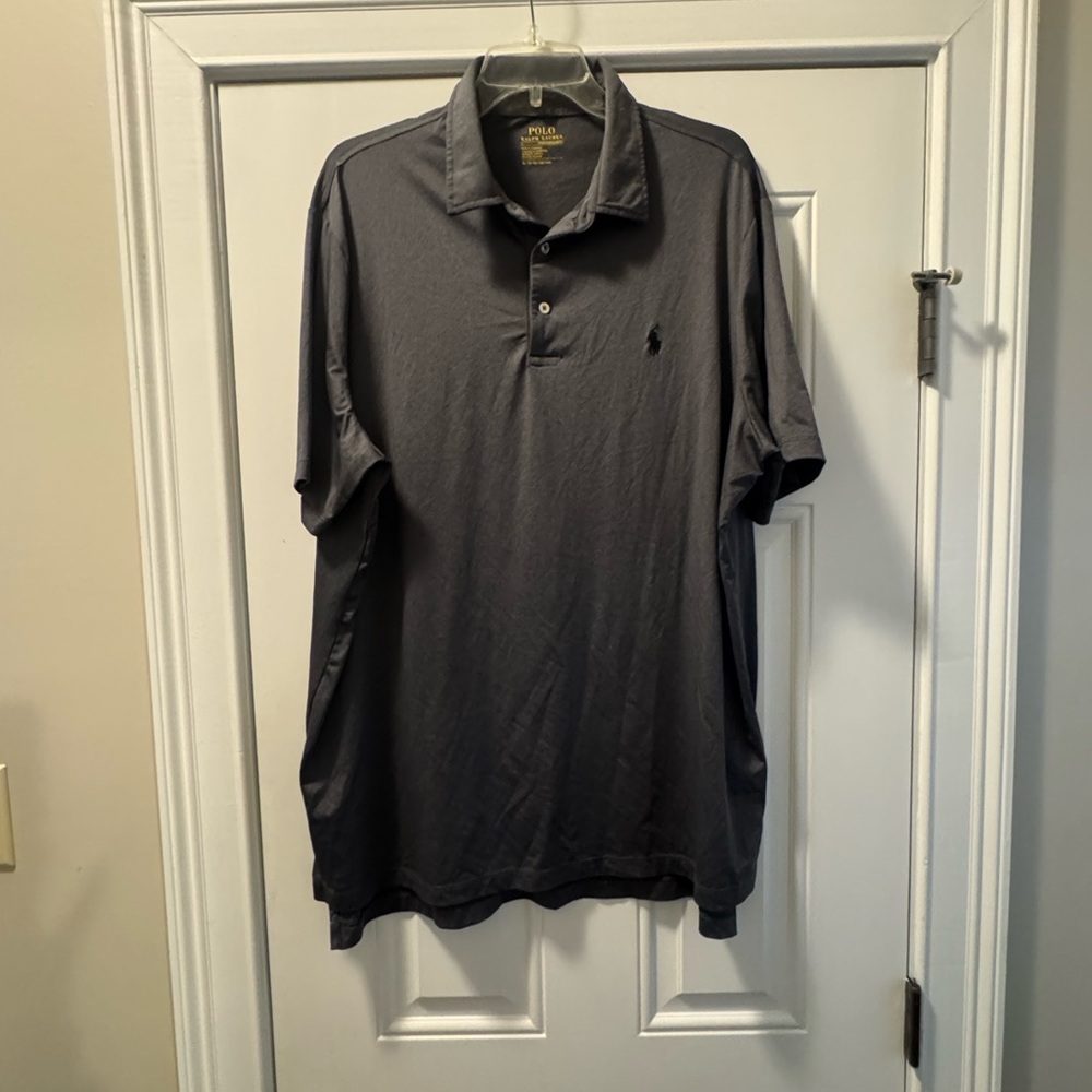 Polo by Ralph Lauren Men's Charcoal Polo Shirt